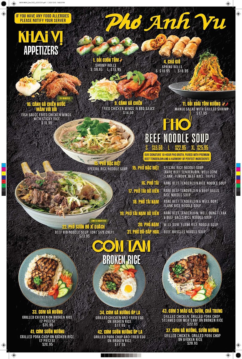 Menu Pho Anh Vu Newmarket-2