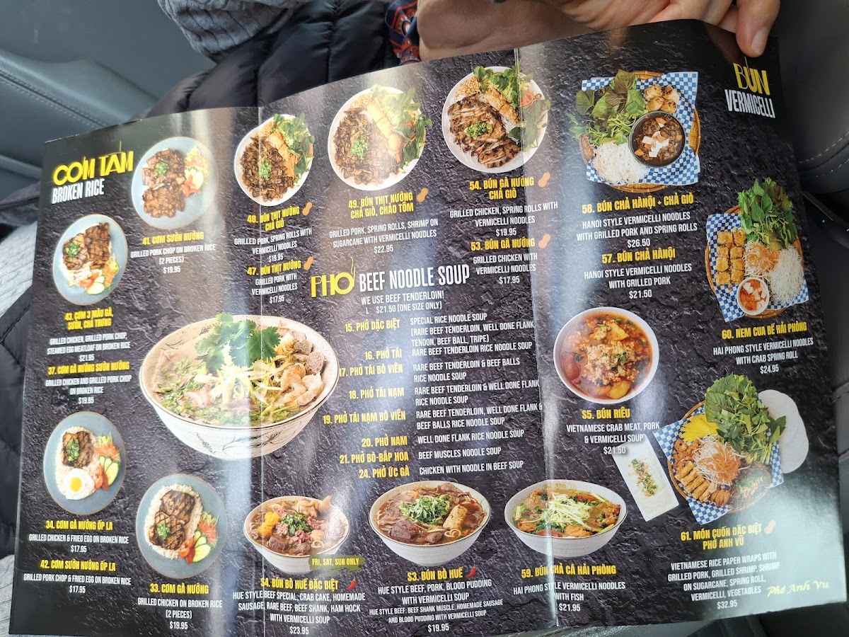 Menu Pho Anh Vu Newmarket-4